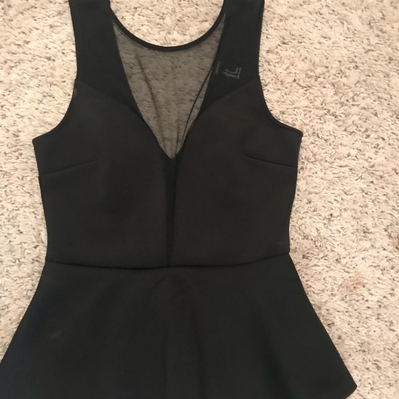 Forever 21 mesh v-neck tank - Picture 2 of 5